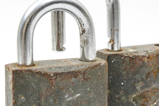 rusty padlock