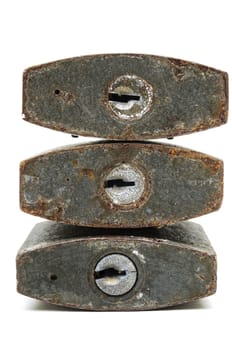 rusty padlock
