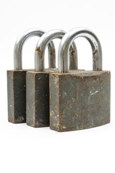 rusty padlock