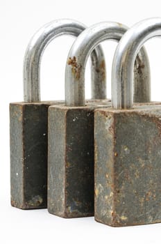 rusty padlock