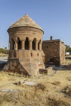 seljuk turk cemetery in ahlat, bitlis