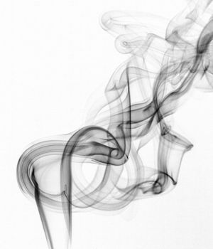 Abstract smoke shot closeup