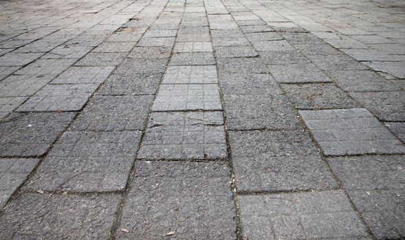 Vintage stone street road pavement texture