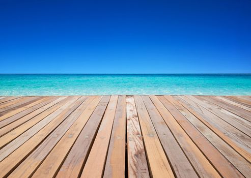 beautiful beach and tropical sea

