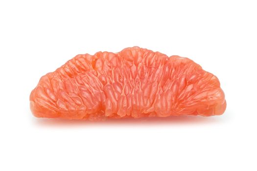 halves grapefruit isolated on a white background