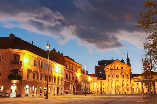 Ursuline Church of the Holy Trinity also Nun Church is a parish church in Ljubljana, the capital of Slovenia, Europe.