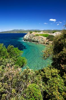 blue sea at the Greece