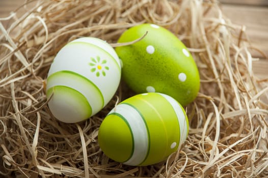 Easter eggs natural decoration
