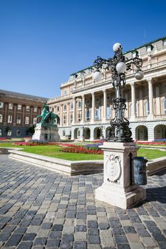 BUDAPEST, HUNGARY - AUGUST 2: Buda Castle building, Budapest Hungary