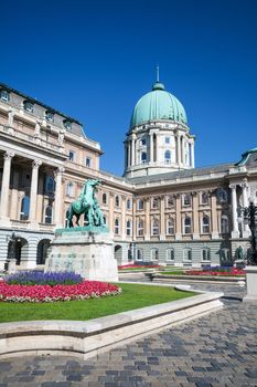 BUDAPEST, HUNGARY - AUGUST 2: Buda Castle building, Budapest Hungary