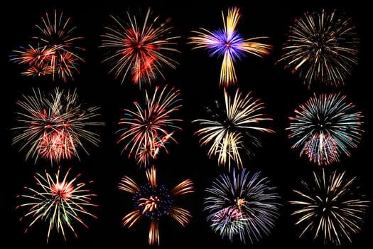  Colorful firework