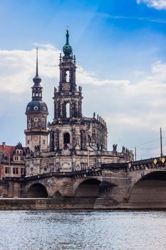panorama of Dresden, Germany. Cityscape. Skyline