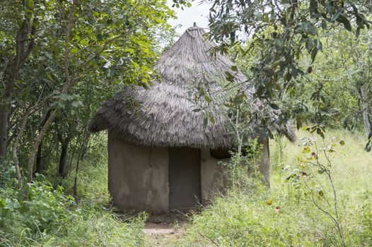 Rural African hut