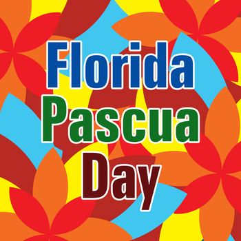 A simple illustration on Florida Pascua day