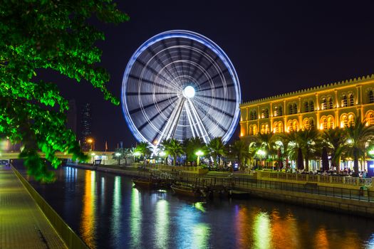 Eye of the Emirates - ferris wheel in Al Qasba - Shajah, United Arab Emirates