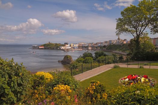 Tenby is an attractive seaside holiday resort in South Wales, UK.