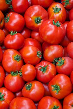 Pile of Tomatoes at the Farmers Market