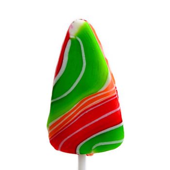Colorful lollipop on a white background