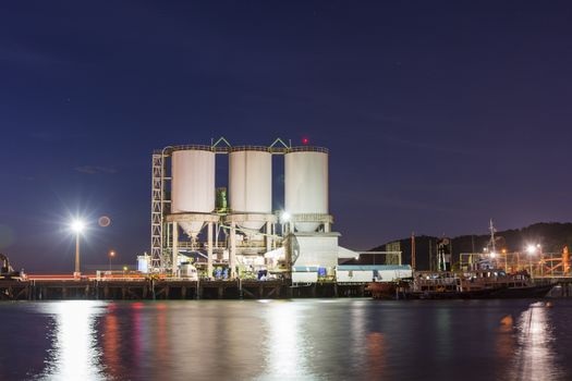 Tanks at the Port of thai land