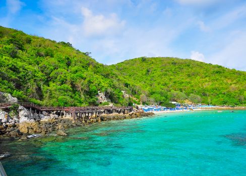 Beaches along the coast of Thailand