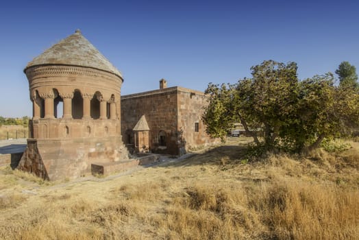 seljuk turk cemetery in ahlat, bitlis