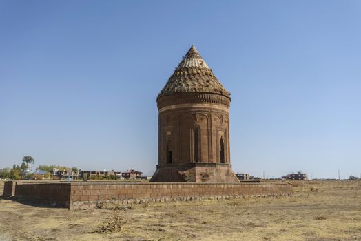 seljuk turk cemetery in ahlat, bitlis