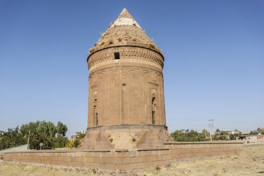 seljuk turk cemetery in ahlat, bitlis