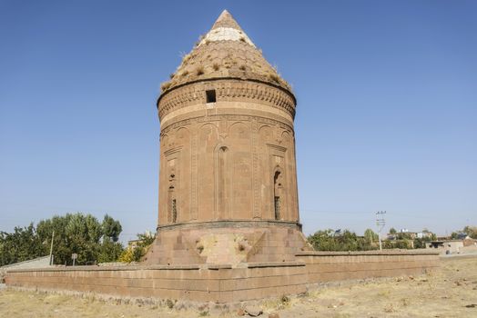 seljuk turk cemetery in ahlat, bitlis