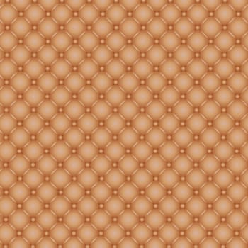 Brown button tufted leather as a background