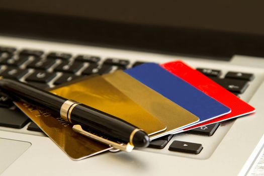 Use of credit card for electronic payment
