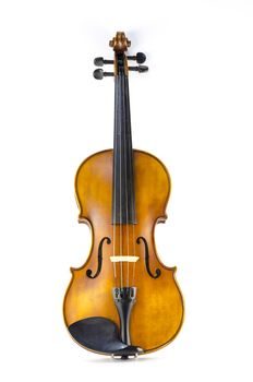 music string instrument violin isolated on white background