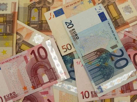 Euro (EUR) banknotes - legal tender of the European Union