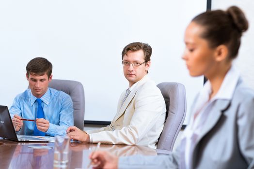 business people at the table, business meeting