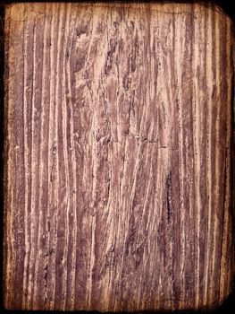 Vintage dark wood background. Old wooden plank.
