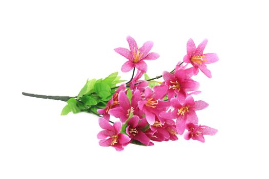 Close up of flower bouquet. Isolated on a white background.
