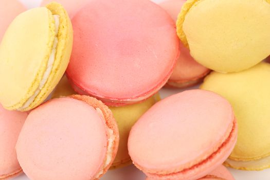 Tasty colorful macaroones.