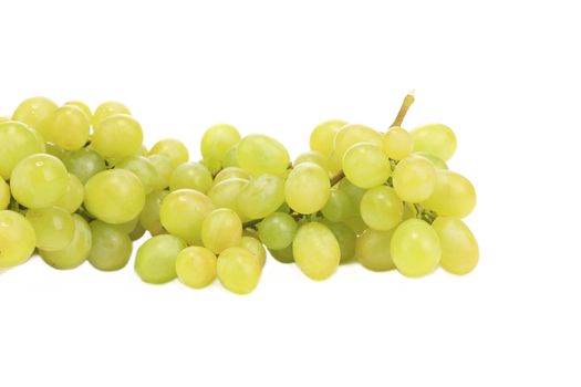 White grape. Isolated on a white background.