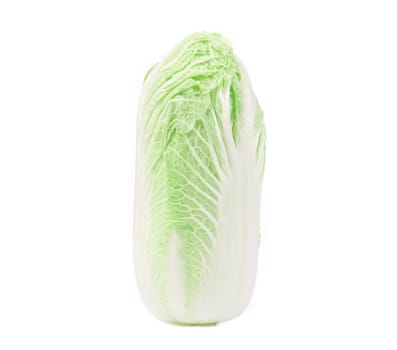 Fresh chinese cabbage. Isolated on a white background.