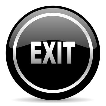 black web button on white background