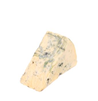 Delicious dorblue cheese. Isolated on a white background.