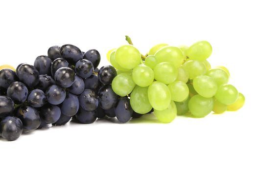 Ripe juicy grapes. Isolated on a white background.
