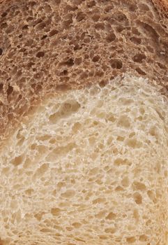 Tasty bread closeup.