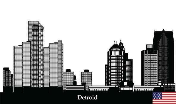 detroit skyline