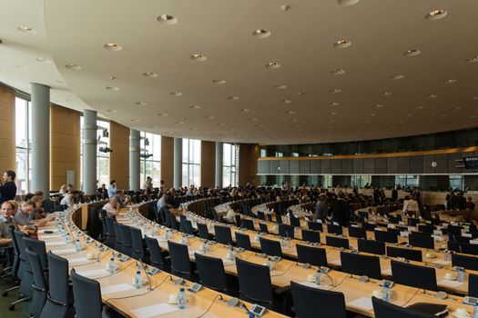 Inside the European Parliament - Brussels, Belgium