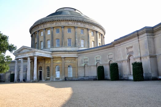 Wide view of rotunda stately home