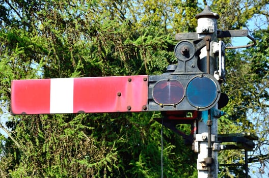 Old fashioned rail signal