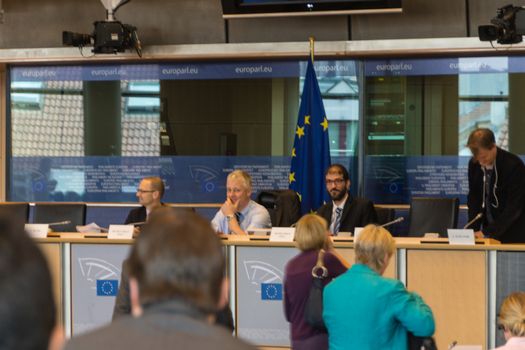 Inside the European Parliament - Brussels, Belgium