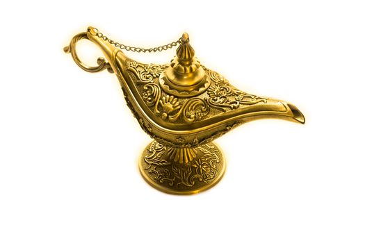 Magic lamp of Aladdin isolated