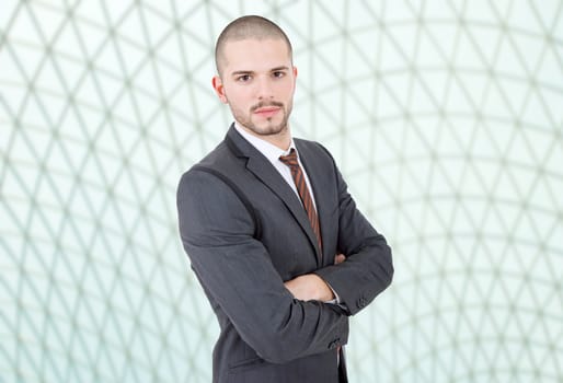 young business man portrait at the office