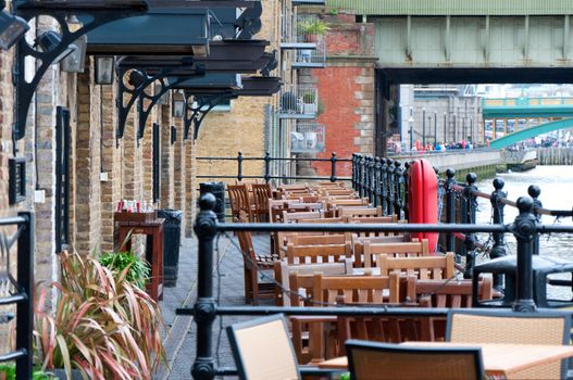 Street cafe in London